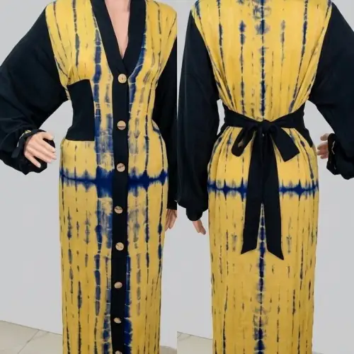 Robe chemise longue 